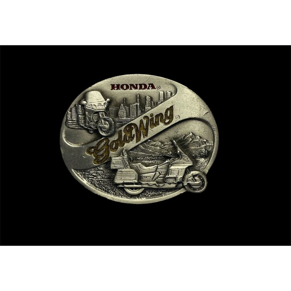 Vintage Honda GoldWing Belt Buckle by Siskiyou Buckle Co Oregon See Description